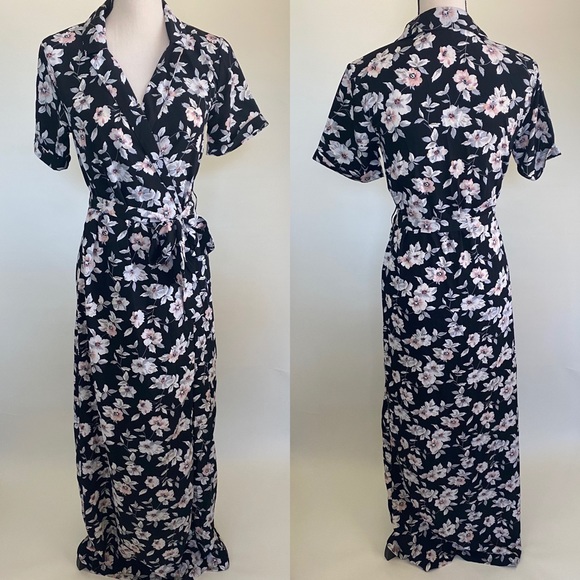 Volcom Black Floral Dress - Picture 2 of 2